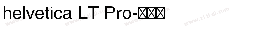 helvetica LT Pro字体转换